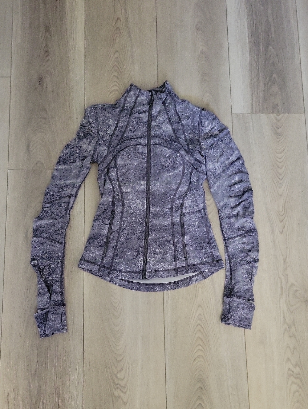 lululemon athletica Heathered Lavender Full-Zip Utility Jacket
